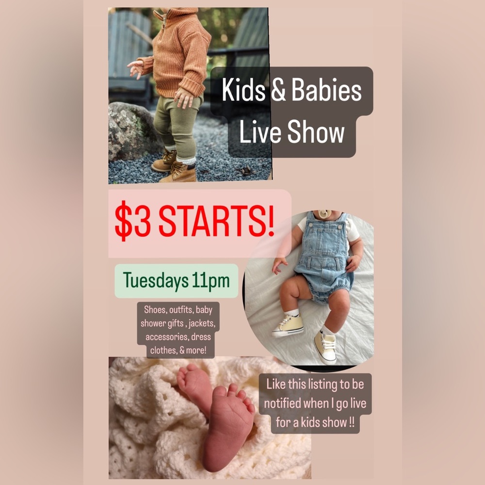 Kids, Toddlers, Baby Items-Live Show